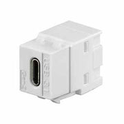 Rutenbeck - Einsatz/Abdeckung für Kommunikationstechnik Buchse für Montageadapter KMK-USB-C 3.1 rw