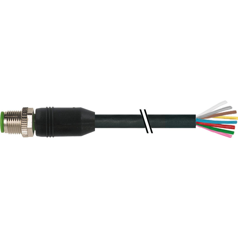 Murrelektronik - Konfektioniertes Sensor-Aktor-Kabel Stecker M12 A-kod. 7000-17001-6640100 m.frei. Leitungsende − 1 Stück