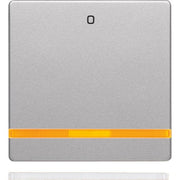 Berker - Abdeckung/Bedienelement für Installationsschalterprogramme Wippe alu/lack 16246084 orange Linse u. 0