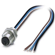 Phoenix Contact - Rundsteckverbinder, feldkonfektionierbar (Industriesteckverbinder) Einbausteckverbinder 1163055 − 25 Stück