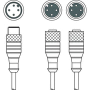 Leuze - Konfektioniertes Sensor-Aktor-Kabel Verteilerleitung CB-M12-SC44 − 1 Stück