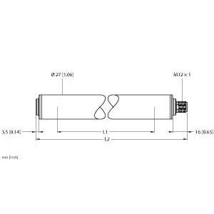 Turck - Lichtrohrsystem Linienleuchte WLS27XW285DSPWMQ