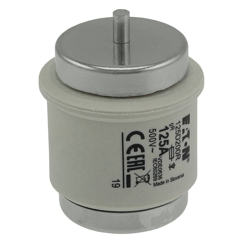 Eaton - D-Sicherungseinsatz Sicherungseinsatz 125A FUSE 125A #125D200R Niederspan. 50kA − 10 Stück