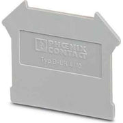 Phoenix Contact - Abschluss- und Zwischenplatte für Reihenklemme Deckel D-UK 4/10 42,5x1,8x35,9mm gr
