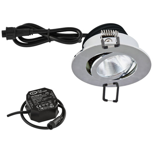 EVN Lichttechnik - Downlight/Strahler/Flutlicht P-LED Einbauleuchte PC650N91140 230V 4000K chrom