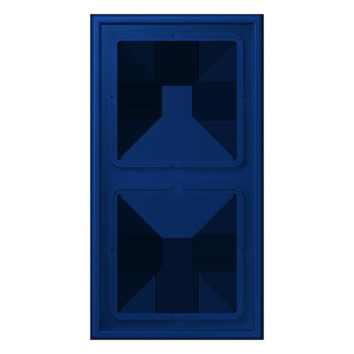 Jung - Abdeckrahmen Rahmen 2-fach LC 982 261 bleu outremer fonce