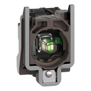 Schneider Electric - Lampenfassungsblock für Befehls- und Meldegeräte Hilfsschalterblock ZB4BW0B11 1S m.LED-Mod,ws 24V