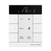 Busch-Jaeger - Bussystem-Raumtemperaturregler Raumtemperaturregler SBS/U6.0.11-84 6-fach studioweiß