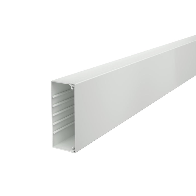 OBO Bettermann - Leitungsführungskanal Wand-/Deckenkanal WDKH-60150LGR 60x150x2000mm lgr − 8 Meter