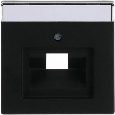 Busch-Jaeger - Einsatz/Abdeckung für Kommunikationstechnik Zentralscheibe sw mt 1803-885 f.UAE-Anschlussdo.1f
