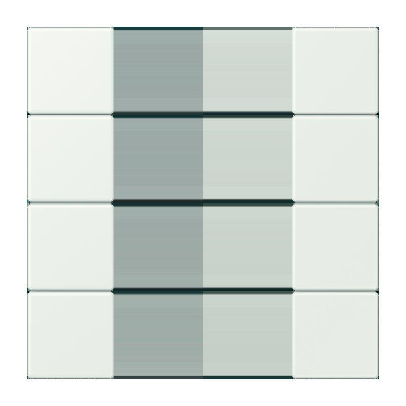 Jung - Abdeckung/Bedienelement für Installationsschalterprogramme Tastensatz 4fach LC 504 TSA 210 outremer gris
