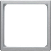 Berker - Übergangsadapter für Installationsschalterprogramme Adapterring alu/lack 11096074 f.Zentralst. 50x50mm