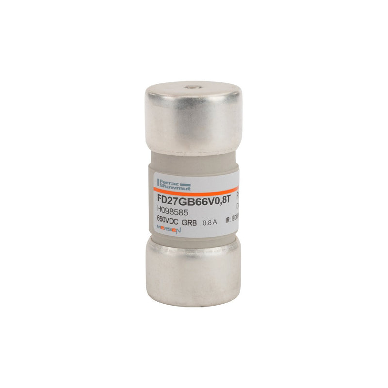 Mersen - Zylindrische Sicherung Sicherungseinsatz zylindr. FD27GRB66V0.8T gR 27x60 0,8A − 10 Stück