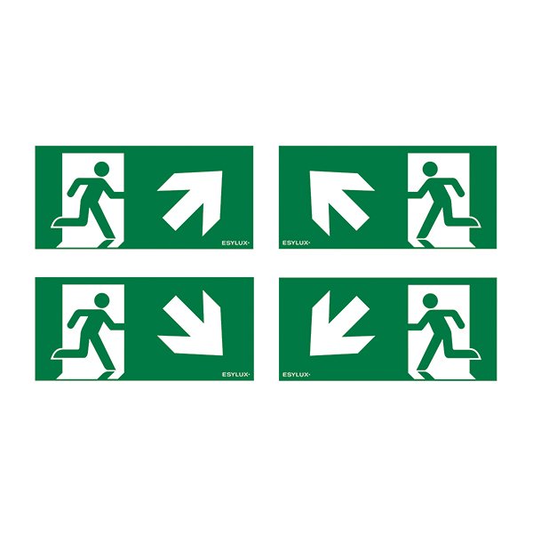 ESYLUX - Piktogramm für Not-/Hinweisleuchte Symbol SLE 23 SYMBOL SET 2 SLE 23 SYMBOL SET 2