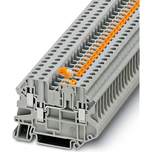 Phoenix Contact - Trenn- und Messtrenn-Reihenklemme Durchgangsreihenklemme UT 4-TWIN-MT P/P − 50 Stück