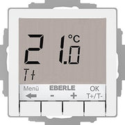 Eberle Controls - Raumthermostat/Uhrenthermostat UP-Thermostat UTE4100Rw-RAL9010G55 Hinterleuchtung weiß