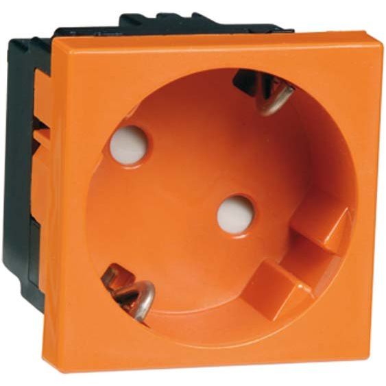 Peha - Schalter-/Steckdosenkombination SCHUKO-EB-Steckd.1-fach or D 6211.33 EMS SI WI 16A 250V 2-pol.33G