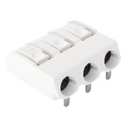 WAGO - Ein- und mehrpolige Klemmenleiste THR-Leiterplattenklemme 2061-1603/998-404 Drücker,1,5 mm²,weiß − 2880 Stück