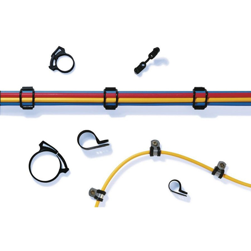 HellermannTyton - Befestigungsschelle für Kabel/Rohre Befestigungsschelle SNP16-POM-NA (500) natur − 500 Stück