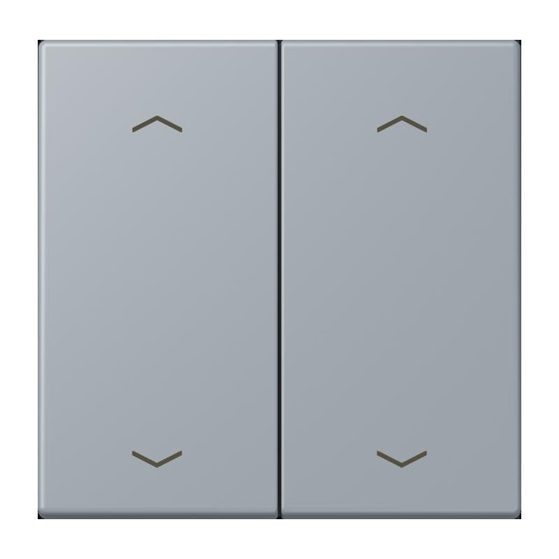 Jung - Abdeckung/Bedienelement für Installationsschalterprogramme Wippe mit Pfeilsymbolen LC 102 P 257 gris clair 59