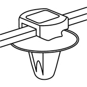 HellermannTyton - Kabelbinder Befestigungsbinder 150-93130(500) 150x4,6 mm, 2tlg. − 500 Stück