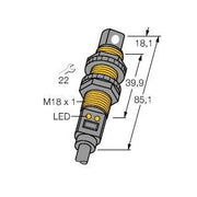 Turck - Ultraschall Taster Ultraschallsensor S18UUAR W/30
