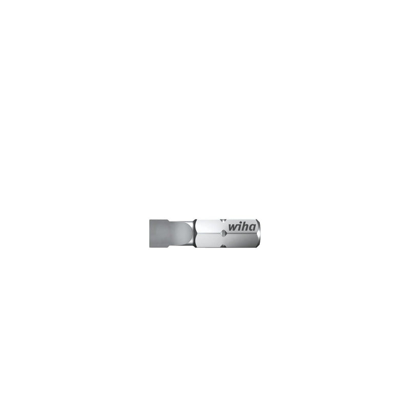 Wiha - Bit Schlitz-Standard-Bit 7010 Z 1,2x6,5x25 Form C 6,3 − 10 Stück