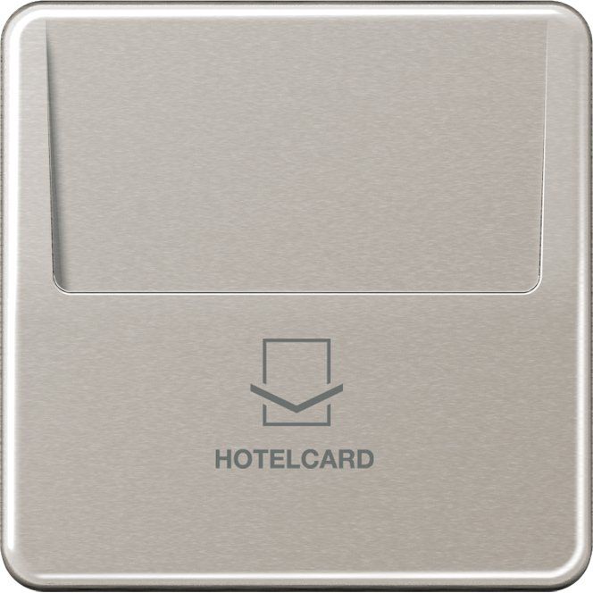 Jung - Abdeckung/Bedienelement für Installationsschalterprogramme Hotelcard-Schalter pla CD 590 CARD PT-L ohne Taster-Einsatz