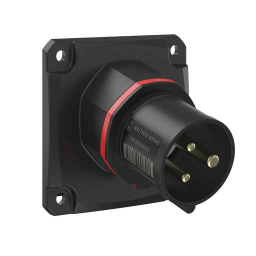 Walther Werke - CEE-Gerätestecker (IEC 60309) CEE NEO Anbaugerätestecker FW713309CC schräg 16A 3P 9h