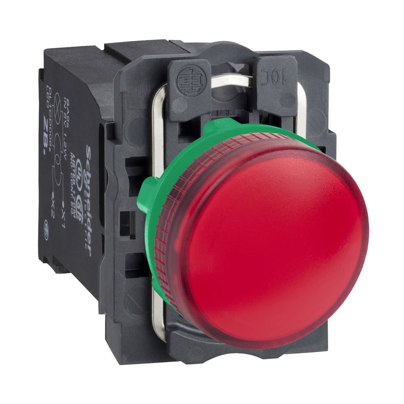 Schneider Electric - Leuchtmelder, Komplettgerät Leuchtmelder XB5AV44 m. BA9s-Glühl