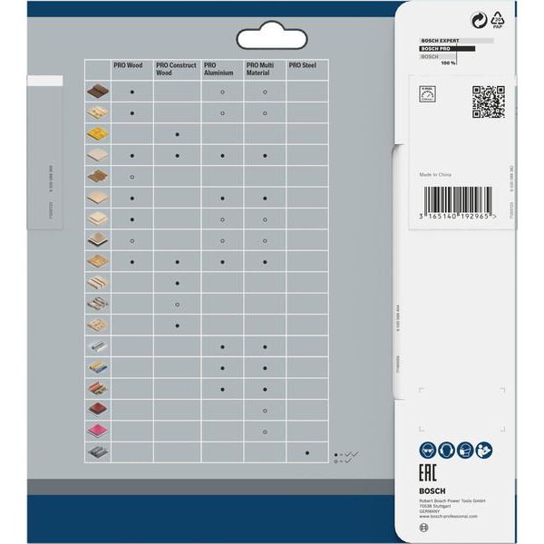 Bosch - Kreissägeblatt PRO Multi Material 2608640506 Kreissägeblatt 184 x