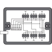 WAGO - Kompaktverteiler für steckbare Gebäudeinstallation Verteilerbox 899-631/338-000 400 V/230 V
