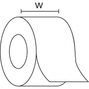 HellermannTyton - Kennzeichnungsmaterial Panel-Etiketten 596-00704(18) 20mmx18m schwarz − 18 Meter