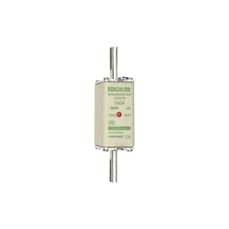 Mersen - Messersicherung Sicherungseinsatz NH aM NH0AM50V160 Gr.0 160A sfü KM − 3 Stück