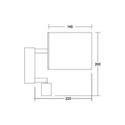Brumberg Leuchten - Decken-/Wandleuchte Wandleuchte 58154080 1x G9 max. 48W