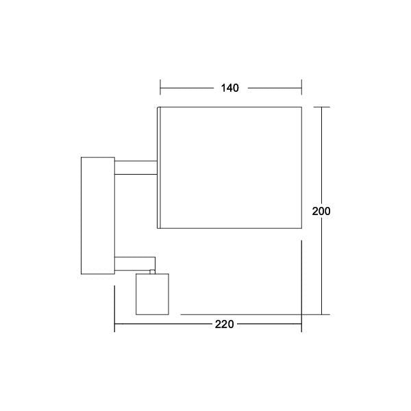 Brumberg Leuchten - Decken-/Wandleuchte Wandleuchte 58154080 1x G9 max. 48W