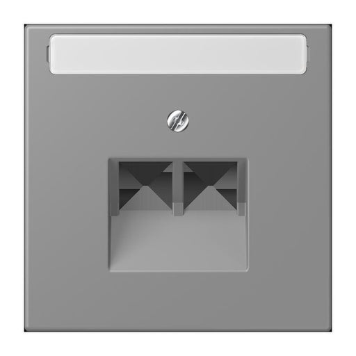 Jung - Einsatz/Abdeckung für Kommunikationstechnik Abdeckung für IAE/UAE LC 969-2 NAUA 203 gris 31 (32011)