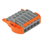 WAGO - Kabelsteckverbinder für Leiterplattensteckverbinder 1-LeiterFederleiste Hebel 2231-1105/038-000 Push-in CAGECLAMP,gr − 50 Stück