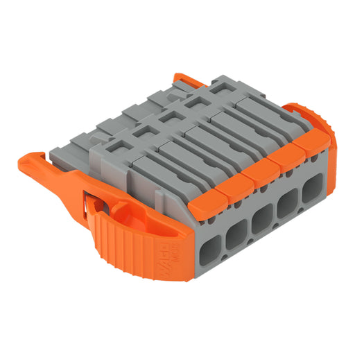 WAGO - Kabelsteckverbinder für Leiterplattensteckverbinder 1-LeiterFederleiste Hebel 2231-1105/038-000 Push-in CAGECLAMP,gr − 50 Stück