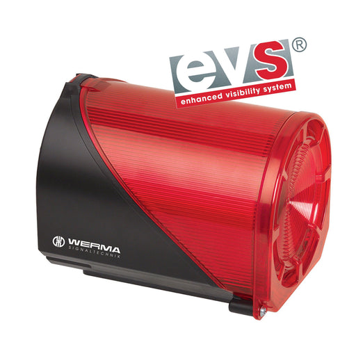 Werma - Optisches/Akustisches Signalgerät LED-EVS-Sirene BWM 32 Töne 44411075 24VAC/DC RD