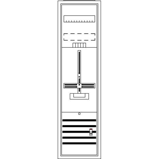Striebel&John - Zähler-Komplettschrank Komplettschrank DA17GA APDreipunkt, A17 1Z