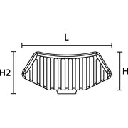 HellermannTyton - Befestigungssockel und -element für Kabelbinder Befestigungssockel 151-29301(500) − 500 Stück