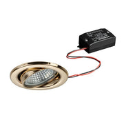 Brumberg Leuchten - Downlight/Strahler/Flutlicht LED-Einbaustrahler 230V 38180053 3000K, gold