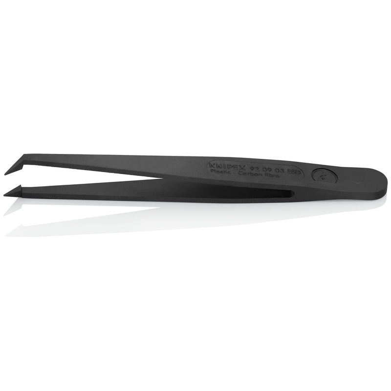 Knipex - Pinzette Kunststoffpinzette 92 09 03 ESD ESD Glatt 110 mm − 1 Stück