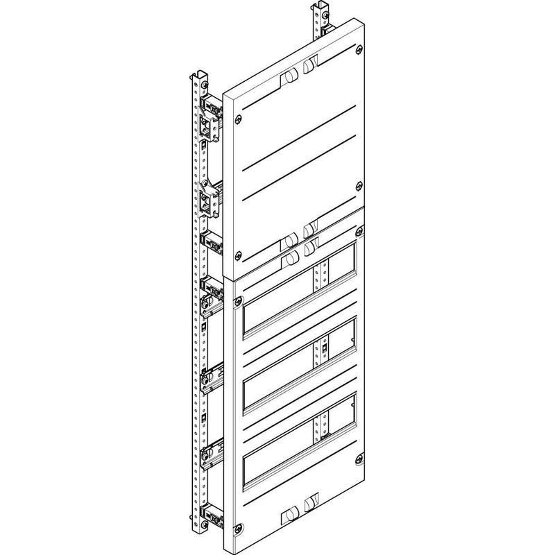 ABN - Verteilerfeld für Installationsverteiler Verteilerfeld MFK15RK 1x5-reih,f.Reihenkl