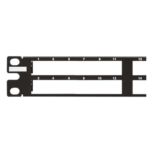 Panduit - Patchpanel Kupfer QN Patchpanel 48 Port QPP48HDVNSBL 1HE schwarz − 10 Stück