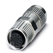 Phoenix Contact - Rundsteckverbinder, feldkonfektionierbar (Industriesteckverbinder) Steckverbinder SACC-FS-17PCON SCO 17-polig Bu/ger M12