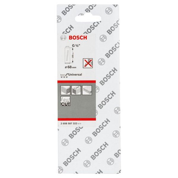 Bosch - Bohrkrone PRO Trockenbohrkrone, 68 x 2608587322 150 mm, G 1/2 Zoll