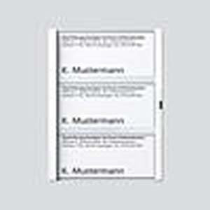 Siedle&Söhne - Zubehör/Ersatzteile für Türkommunikation Namensschild ws-hgl 200029956-00 f. TM612-3/BTM650-03