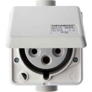 Berker - CEE-Steckdose (IEC 60309) CEE-Steckdose 5-polig Up 568201 32A m.Klappdeckel
